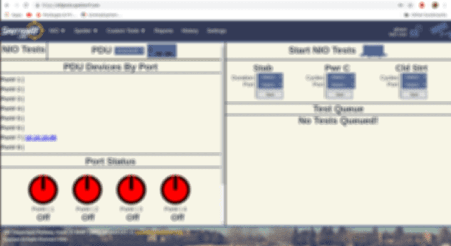 Manufacturing Hardware Testing Portal